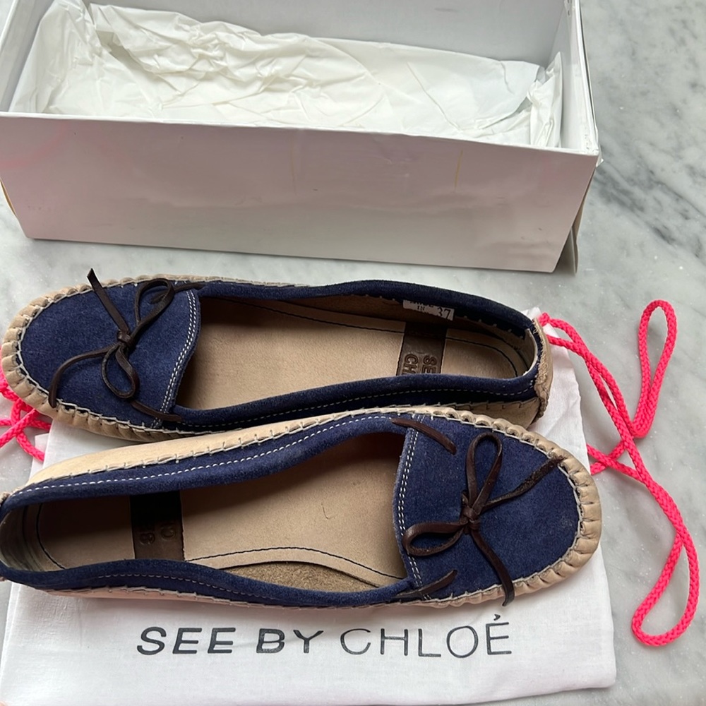 Barely worn Chloe flats size 37